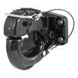 Curt 48210 Pintle Hook, 2-1/2 to 3 in Dia Eye, 20,000 lb Working Load, Steel, Carbide Powder-Coated