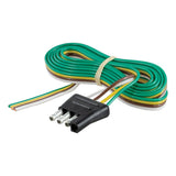 Curt 58348 Connector Plug with 48 in Wire, 4-Way