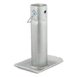 Curt 28275 Jack Foot, For: 2 in Dia Tube, 2000 lb, Pin-On Locking, Steel, Clear Zinc, 1/PK