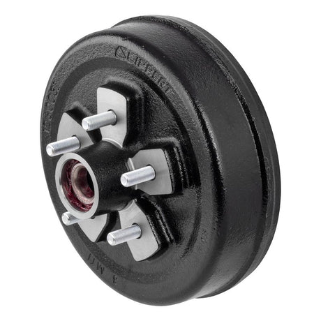 Lippert 2024013264 Brake Drum Hub Complete Kit with Installed Bearings, 3500 lb Withstand, 10 in OD, 5-Bolt