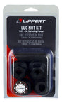 Lippert 2024039635 Swiveling Flange Nut Kit, Zinc-Plated, Black, For: Trailer Wheel Bolt and Axle