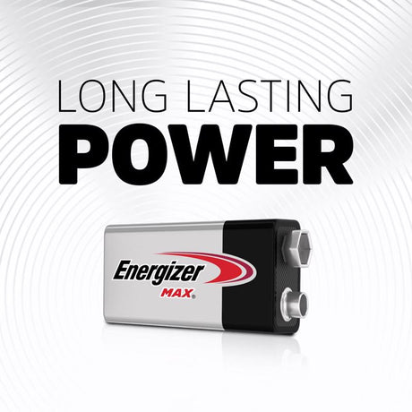 Energizer Max 9-Volt Alkaline Batteries 1 pk Carded