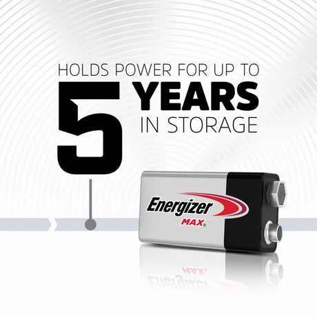 Energizer Max 9-Volt Alkaline Batteries 1 pk Carded