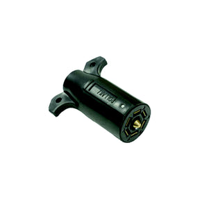 Pollack 7-Way Black Plastic Trailer End Plug Only, Bulk