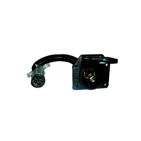 6WAY ROUND PLUG TO 7WAY SOCKET