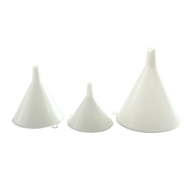 Norpro 243 Funnel Set, Plastic, White