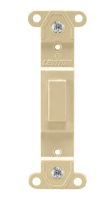 Leviton Ivory 1 gang Plastic Blank Wall Plate 1 pk