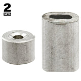 Prime-Line GD 12149 Cable Ferrule and Stop, 1/16 in Dia Dimensions, Aluminum