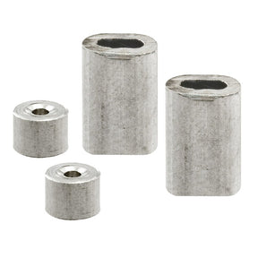 Prime-Line GD 12149 Cable Ferrule and Stop, 1/16 in Dia Dimensions, Aluminum