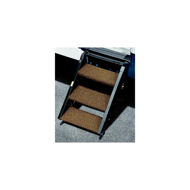 Prest-O-Fit 20519 Trailhead RV 3-Step, 19.5" Step Rug For MORryde Stepabove, Buckskin Brown