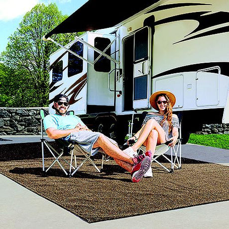 Prest-O-Fit 21200 Surface Mate Patio Rug, 8' x 12', Green
