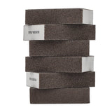 Norton MultiSand 02081 Sanding Sponge, 4 in L, 2-3/4 in W, 75 Grit, Fine, Medium, Silicone Carbide Abrasive