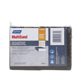 Norton MultiSand 02081 Sanding Sponge, 4 in L, 2-3/4 in W, 75 Grit, Fine, Medium, Silicone Carbide Abrasive