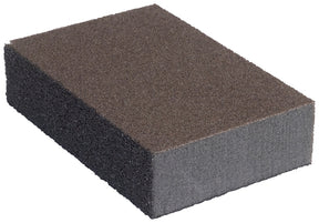 Norton MultiSand 02081 Sanding Sponge, 4 in L, 2-3/4 in W, 75 Grit, Fine, Medium, Silicone Carbide Abrasive