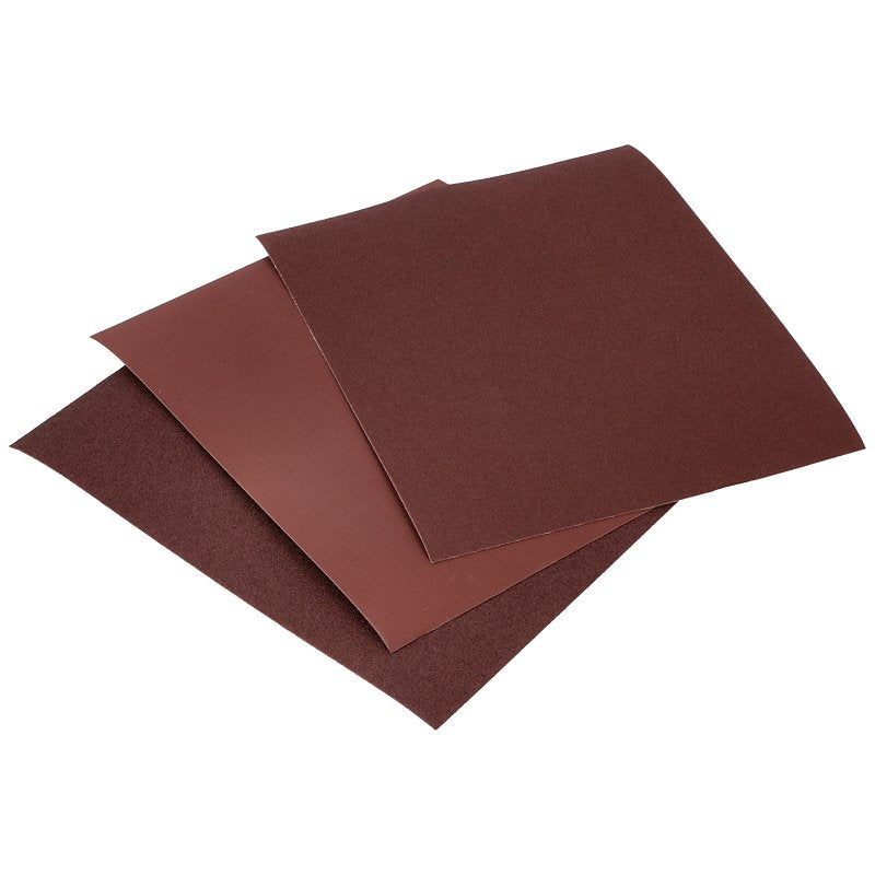 Norton MetalSand 07660747855 Sanding Sheet, 11 in L, 9 in W, Emery Abrasive, Cloth Backing