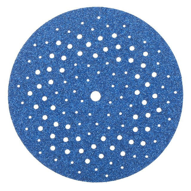 Norton 07660703233 Sanding Disc, 5 in Dia, 11/16 in Arbor, 60 Grit, Coarse, Alumina Ceramic Abrasive, Spiral