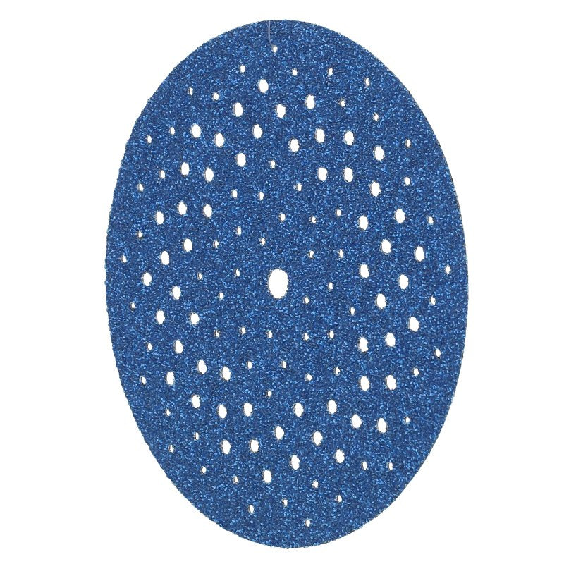 Norton 07660703225 Sanding Disc, 5 in Dia, 11/16 in Arbor, P40 Grit, Extra Coarse, Zirconia Aluminum Abrasive, Spiral