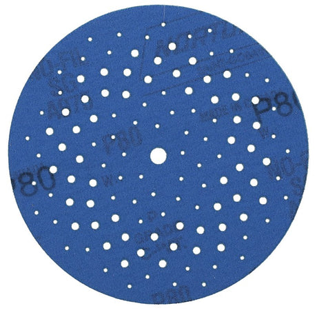 Norton 07660703223 Sanding Disc, 5 in Dia, 11/16 in Arbor, P80 Grit, Coarse, Alumina Ceramic Abrasive, Paper Backing