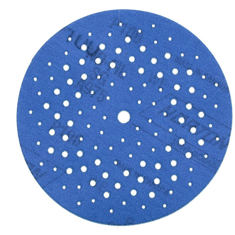 Norton 07660703222 Sanding Disc, 5 in Dia, 11/16 in Arbor, P100 Grit, Medium, Alumina Ceramic Abrasive, Spiral