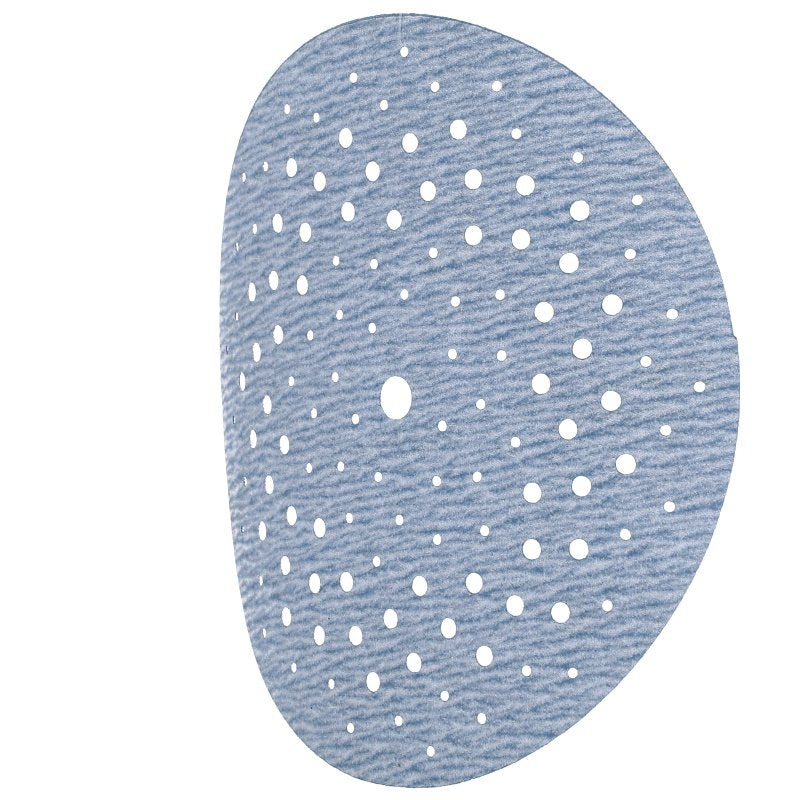 Norton 03217 Sanding Disc, 5 in Dia, 11/16 in Arbor, Coated, P320 Grit, Extra Fine, Spiral, Alumina Ceramic Abrasive