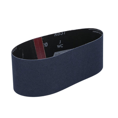 Norton 07660749262 Sanding Belt, 3 in W, 21 in L, 120 Grit, Very Fine, Zirconia Aluminum Abrasive