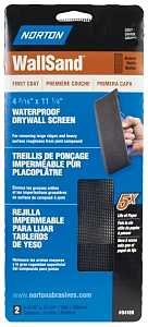 Norton 07660721767 Drywall Sanding Screen, 11-1/4 in L, 4-3/16 in W, 120 Grit, Medium, Paper Abrasive, 2-Sheet