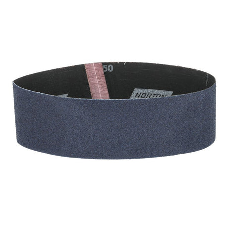 Norton 07660749612 Sanding Belt, 3 in W, 21 in L, 50 Grit, Coarse, Zirconia Aluminum Abrasive