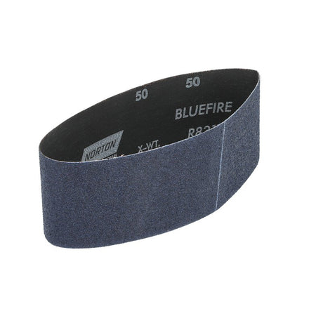 Norton 07660749612 Sanding Belt, 3 in W, 21 in L, 50 Grit, Coarse, Zirconia Aluminum Abrasive