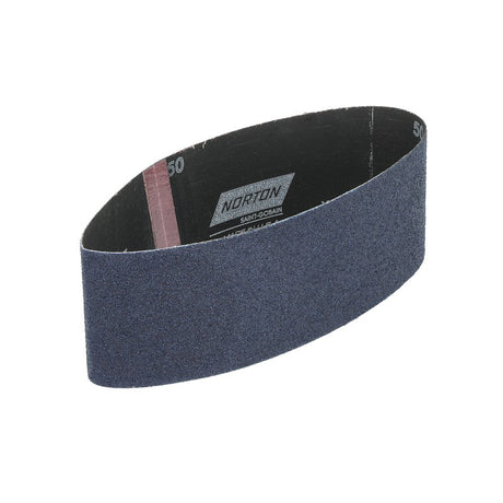 Norton 07660749612 Sanding Belt, 3 in W, 21 in L, 50 Grit, Coarse, Zirconia Aluminum Abrasive