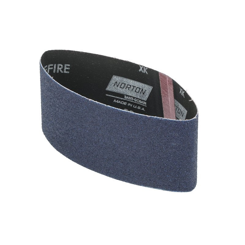 Norton 07660702231 Sanding Belt, 3 in W, 18 in L, 50 Grit, Coarse, Zirconia Aluminum Abrasive