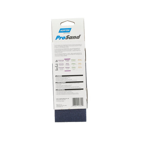 Norton 07660702231 Sanding Belt, 3 in W, 18 in L, 50 Grit, Coarse, Zirconia Aluminum Abrasive