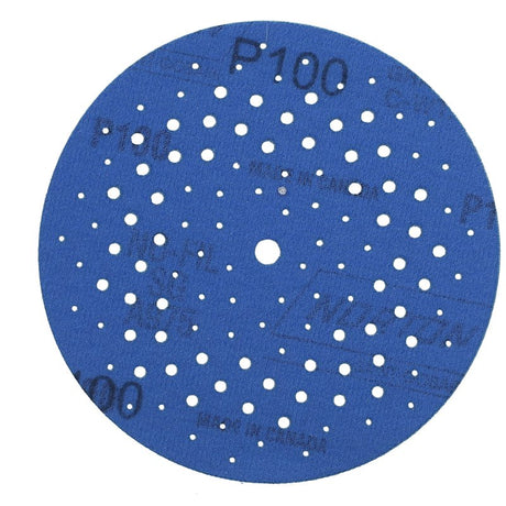 Norton 07660703231 Sanding Disc, 5 in Dia, 11/16 in Arbor, P100 Grit, Medium, Alumina Ceramic Abrasive, Paper Backing