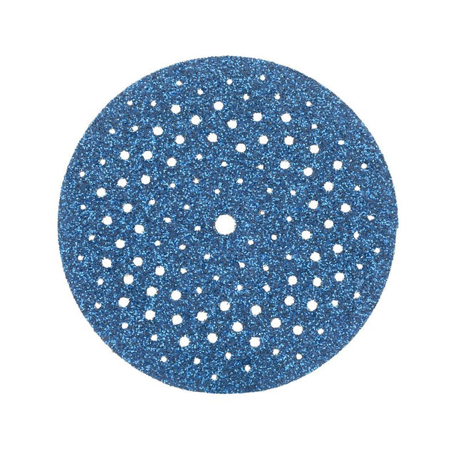 Norton 07660703234 Sanding Disc, 5 in Dia, 11/16 in Arbor, 40 Grit, Extra Coarse, Alumina Ceramic Abrasive, Spiral