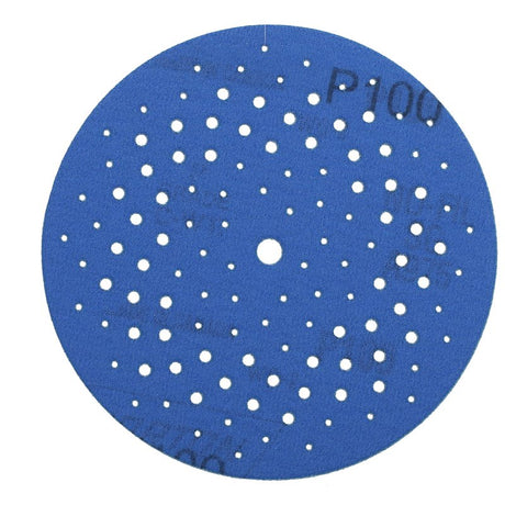 Norton 07660704034 Sanding Disc, 5 in Dia, 11/16 in Arbor, P100 Grit, Medium, Alumina Ceramic Abrasive, Spiral