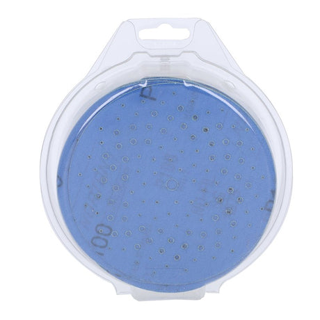 Norton 07660704034 Sanding Disc, 5 in Dia, 11/16 in Arbor, P100 Grit, Medium, Alumina Ceramic Abrasive, Spiral