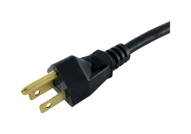 Ace Indoor or Outdoor 100 ft. L Black Extension Cord 16/3 SJTW