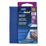 Norton ProSand 82066 Sanding Sponge, 4-1/2 in L, 3-1/2 in W, 80 Grit, Coarse, Aluminum Oxide Abrasive