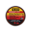 Scotch 3/4 in. W X 66 ft. L Brown Vinyl Electrical Tape, Pack of 5