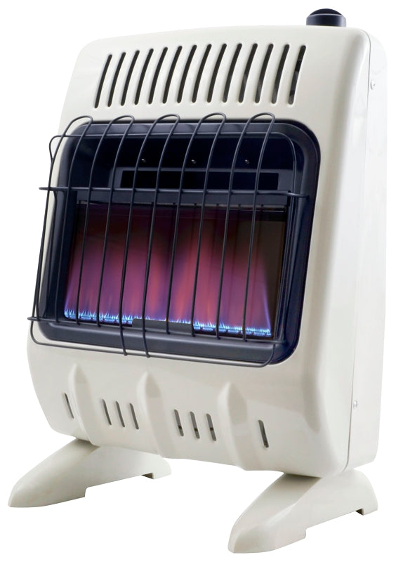 Mr. Heater F299711 Vent-Free Blue Flame Gas Heater, 20 lb Fuel Tank, Natural Gas, 10000 Btu