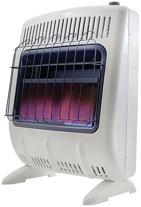 Mr. Heater F299721 Vent-Free Blue Flame Gas Heater, Natural Gas, 20,000 Btu, 500 sq-ft Heating Area