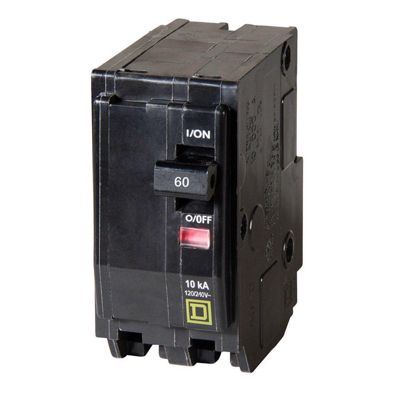 Square D QO 60 amps Plug In 2-Pole Circuit Breaker