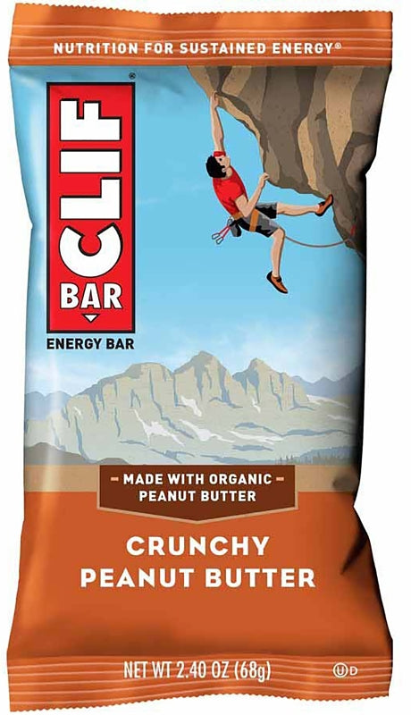 CLIF 160008 Crunchy Peanut Butter, 2.4 oz, Pack of 12