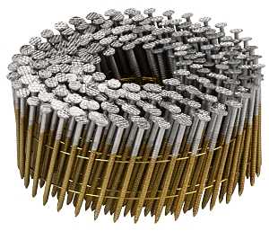 ProFIT 0640131 Siding Nail, 0.093 in, 2 in L, Stainless Steel, Round Head, Ring Shank