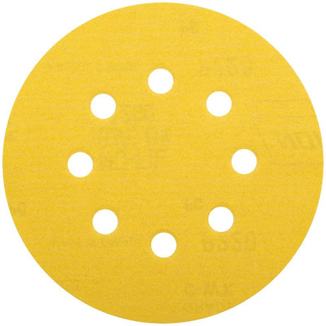 SANDING DISC 8HOLE 220GRIT 5IN