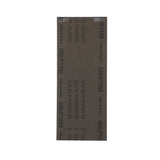 Norton SandWet T401 Series 68531 Sandpaper, 3-2/3 in W, 9 in L, 600 Grit, Fine, Silicon Carbide Abrasive, Paper Backing