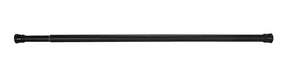Simple Spaces SD-SR36-BK Shower Curtain Rod, 7.5 lb, 36 to 63 in L Adjustable, 1 in Dia Rod, Steel, Matte