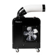VisionAir 2VASPOT5300 Portable Spot Cooler, 7000 Btu Cooling, 1-Speed, 115 V, 15 A, Black