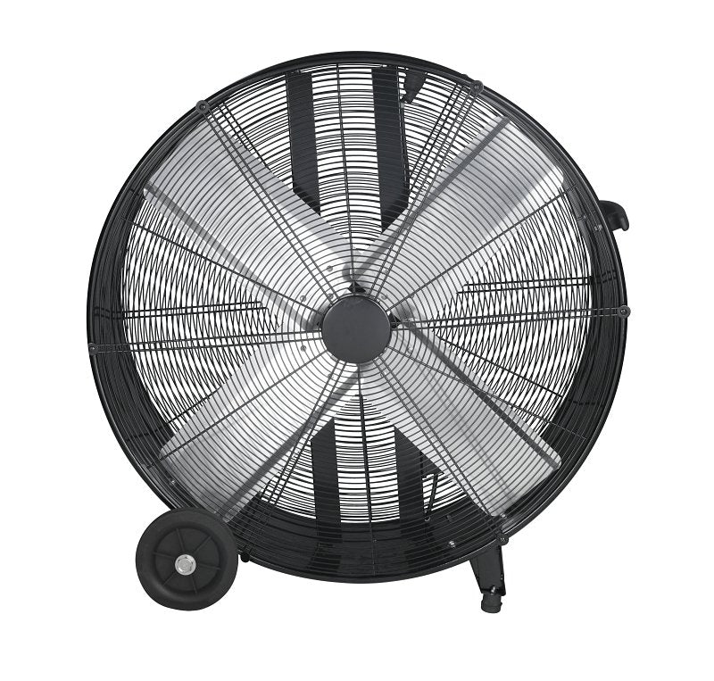 VisionAir 2VAFDRUM30 Heavy-Duty High-Velocity Drum Fan, 120 V, 30 in Dia Blade, 3-Speed, 9020 cfm Air