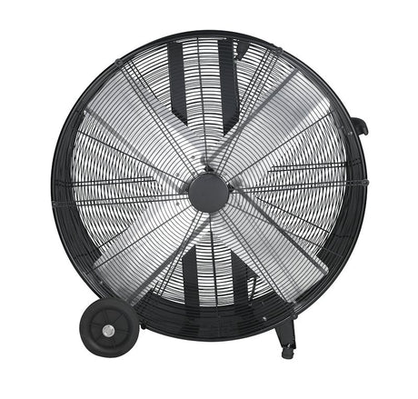 VisionAir 2VAFDRUM30 Heavy-Duty High-Velocity Drum Fan, 120 V, 30 in Dia Blade, 3-Speed, 9020 cfm Air