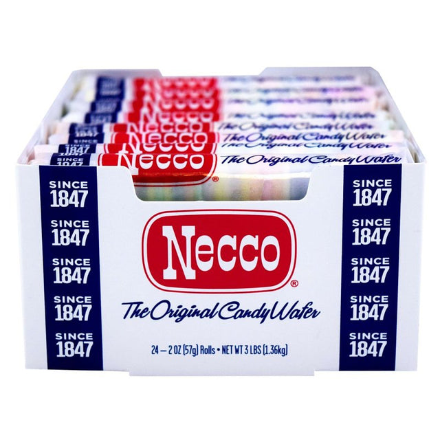 Necco 713374 Original Candy Wafer, 2 oz, Pack of 24